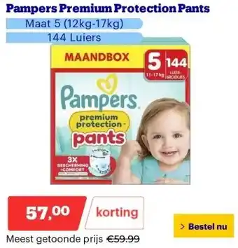 Bol.com Pampers Premium Protection Pants aanbieding