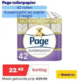 Bol.com Page toiletpapier aanbieding