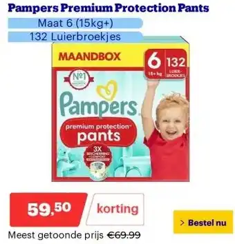 Bol.com Pampers Premium Protection Pants aanbieding