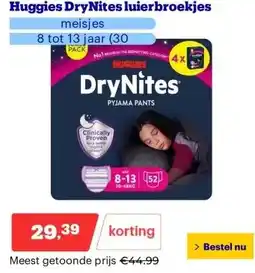 Bol.com Huggies DryNites luierbroekjes aanbieding