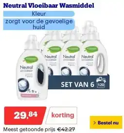 Bol.com Neutral Vloeibaar Wasmiddel aanbieding