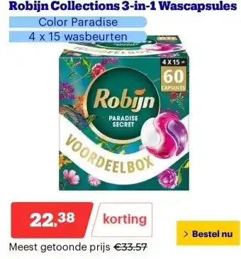 Bol.com Robijn Collections 3-in-1 Wascapsules aanbieding