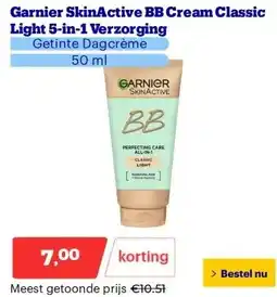 Bol.com Garnier SkinActive BB Cream Classic Light 5-in-1 Verzorging aanbieding