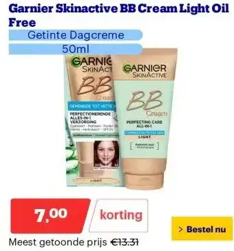 Bol.com Garnier Skinactive BB Cream Light Oil Free aanbieding