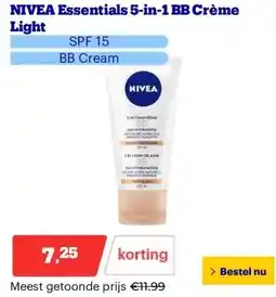 Bol.com NIVEA Essentials 5-in-1 BB Crème Light aanbieding