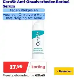 Bol.com CeraVe Anti-Onzuiverheden Retinol Serum aanbieding