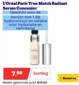 Bol.com L'Oréal Paris True Match Radiant Serum Concealer aanbieding