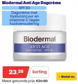 Bol.com Biodermal Anti Age Dagcrème aanbieding