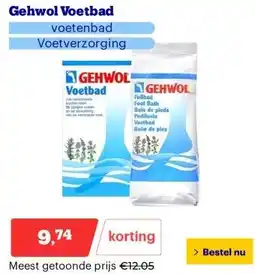 Bol.com Gehwol Voetbad aanbieding