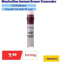 Bol.com Maybelline Instant Eraser Concealer aanbieding