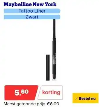 Bol.com Maybelline New York aanbieding