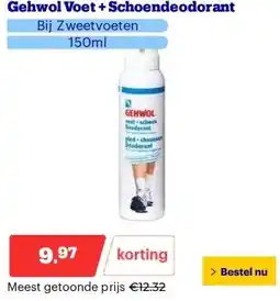 Bol.com Gehwol Voet + Schoendeodorant aanbieding