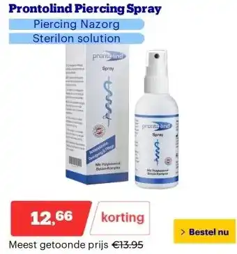 Bol.com Prontolind Piercing Spray aanbieding