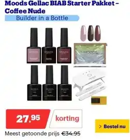 Bol.com Moods Gellac BIAB Starter Pakket – Coffee Nude aanbieding