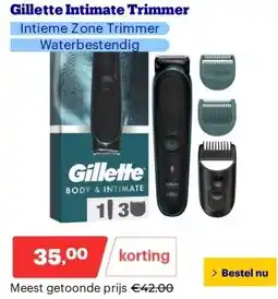 Bol.com Gillette Intimate Trimmer aanbieding