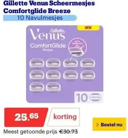 Bol.com Gillette Venus Scheermesjes Comfortglide Breeze aanbieding