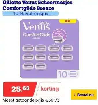 Bol.com Gillette Venus Scheermesjes Comfortglide Breeze aanbieding