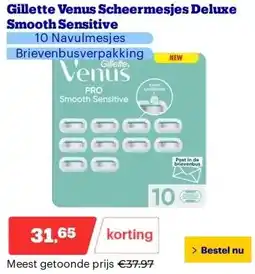 Bol.com Gillette Venus Scheermesjes Deluxe Smooth Sensitive aanbieding