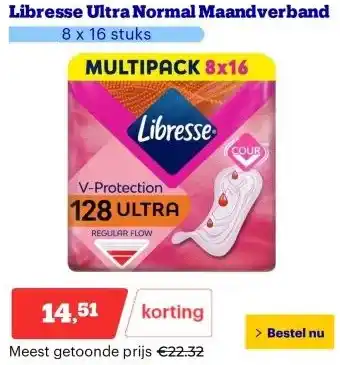 Bol.com Libresse Ultra Normal Maandverband aanbieding