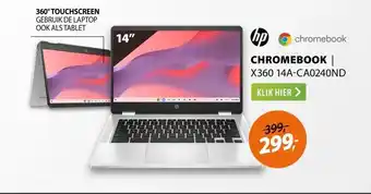 Expert HP Chromebook x360 14a-ca0240nd aanbieding