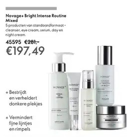 Oriflame Novage+ Bright Intense Routine Mixed aanbieding