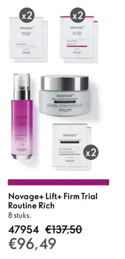 Oriflame Novage+ Lift+ Firm Trial Routine Rich aanbieding