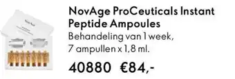 Oriflame NovAge ProCeuticals Instant Peptide Ampoules aanbieding