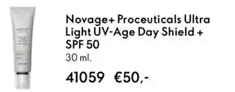 Oriflame Novage+ Proceuticals Ultra Light UV-Age Day Shield + SPF 50 aanbieding