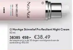 Oriflame NovAge Skinrelief Pro Resilient Night Cream aanbieding