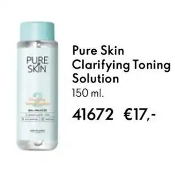 Oriflame Pure Skin Clarifying Toning Solution aanbieding