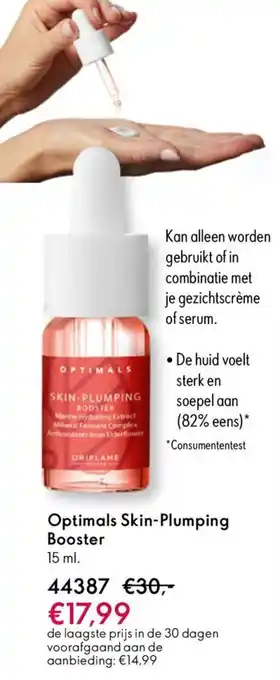 Oriflame Optimals Skin Plumping Booster aanbieding