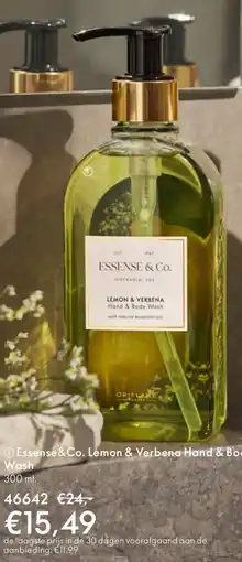 Oriflame Essense&Co. Lemon & Verbena Hand & Body Essense & Co. Lemon & Verbena Hand & Body Wash aanbieding