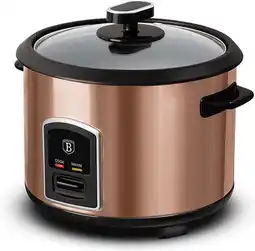 Bol.com Berlinger Haus rijstkoker 18 liter | Rice cooker | BH-9274 rijstkoker roségoud aanbieding