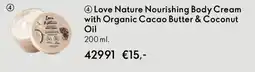 Oriflame Love Nature Nourishing Body Cream with Organic Cacao Butter & Coconut Oil aanbieding