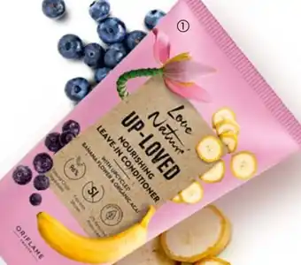 Oriflame Love Nature Up Loved Nourishing Leave in Conditioner with Upcycled Banana Flower & Organic Acai aanbieding