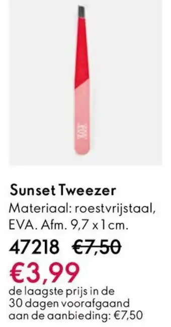 Oriflame Sunset Tweezer aanbieding