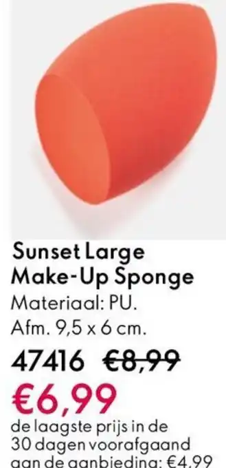 Oriflame Sunset Large Make up sponge aanbieding