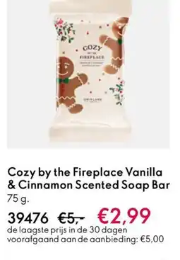 Oriflame Cozy by the Fireplace Vanilla & Cinnamon Scented Soap Bar aanbieding