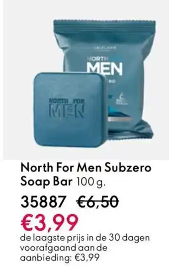 Oriflame North For Men Subzero Soap Bar aanbieding