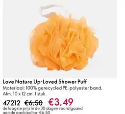 Oriflame Love Nature Up Loved Shower Puff aanbieding