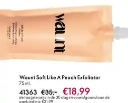 Oriflame Waunt Soft Like A Peach Exfoliator aanbieding