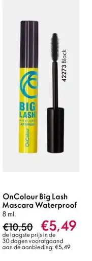 Oriflame On Colour Big Lash Mascara Waterproof aanbieding