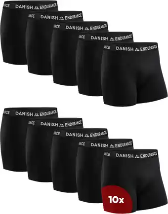 Amazon DANISH ENDURANCE Boxershorts voor Heren, Elastisch Zacht Katoen, met of zonder Gulp, 6-pack aanbieding