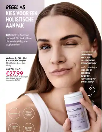 Oriflame Wellosophy Skin, Hair & Nail NutriComplex aanbieding