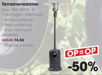 HANOS Terrasverwarmer aanbieding