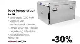 HANOS Lage temperatuur oven aanbieding