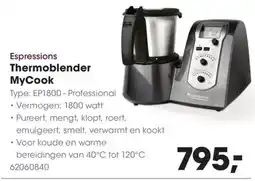 HANOS Espressions Thermoblender MyCook aanbieding