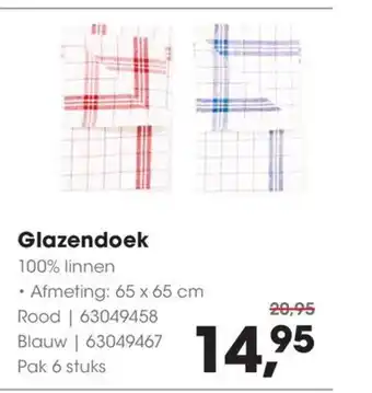 HANOS Glazendoek aanbieding