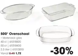 HANOS 500° Ovenschaal aanbieding