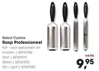 HANOS Rasp professioneel aanbieding